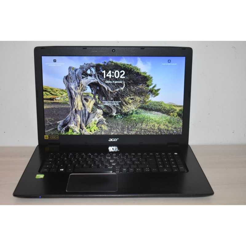 Acer Aspire 17 E5-774G I7 16GB Ram 256SSD 500HDD RICONDIZIONATO